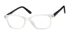 Jelly Bean JB183 Eyeglasses | Size 46 / Matte Crystal/Black