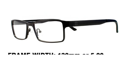 John Raymond BACKSPIN Eyeglasses Black 2.00X