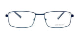 A pair of John Raymond BREAK Eyeglasses in size 60, featuring thin, durable black frames and high-quality lenses, displayed on a white background.