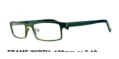 John Raymond CUT Eyeglasses Green 2.00X