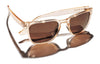 Kaenon AVALON Sunglasses | Size 51 / Matte Black / Brown 12 Coastal Green Mirror