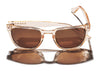 Kaenon AVALON Sunglasses | Size 51 / Matte Black / Brown 12 Coastal Green Mirror