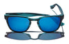 Kaenon AVALON Sunglasses | Size 51 / Matte Black / Brown 12 Coastal Green Mirror