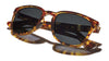 Kaenon AVALON Sunglasses | Size 51 / Matte Black / Brown 12 Coastal Green Mirror