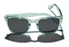 Kaenon AVALON Sunglasses | Size 51 / Matte Black / Brown 12 Coastal Green Mirror