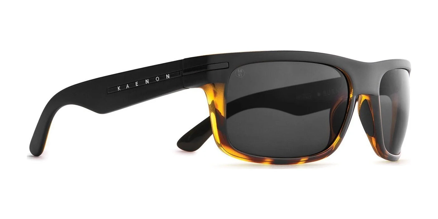 Kaenon BURNET Sunglasses 150 / Matte Black + Tortoise