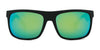 Kaenon BURNET M Sunglasses | Size 60 / Matte Black / Ultra Brown 12 Coastal Green