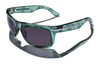 Kaenon BURNET Sunglasses | Size 57 / Matte Black + Tortoise / Ultra Grey 12 Pacific Blue Mirror