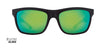 Kaenon CLARKE ULTRA GLASS Sunglasses | Size 56 / Matte Black / Coastal Green