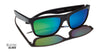 Kaenon CLARKE ULTRA GLASS Sunglasses | Size 56 / Matte Black / Coastal Green