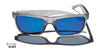 Kaenon CLARKE ULTRA GLASS Sunglasses | Size 56 / Matte Black / Coastal Green