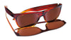 Kaenon CLARKE Sunglasses | Size 56 / Carbon Matte / Ultra Grey 12 Pacific Blue Mirror
