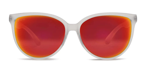 Kaenon COLUSA Sunglasses / Size 59 / Frost / Ultra Grey 12 Red Mirror