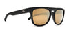 Kaenon LEADBETTER Sunglasses | Size 55 / Black Matte Grip / Brown 12 Gold Mirror