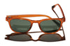 Kaenon MORRO Sunglasses | Size 51 / Caramel / Green 12