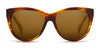 Kaenon PALISADES Sunglasses | Size 55 / Striped Tortoise / Brown 12 Gold Mirror