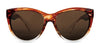 Kaenon PALISADES Sunglasses | Size 55 / Striped Tortoise / Brown 12 Gold Mirror