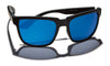 Kaenon SALTON Sunglasses | Size 57 / Matte Black / Blue Mirror