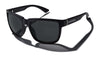 Kaenon SALTON Sunglasses | Size 57 / Matte Black / Blue Mirror
