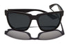 Kaenon SALTON Sunglasses | Size 57 / Matte Black / Blue Mirror