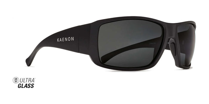 Kaenon TRUCKEE ULTRA GLASS Sunglasses | Size 63 / Matte Black / Ultra Grey 12