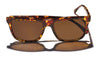 Kaenon VENICE Sunglasses | Size 56 / Matte Black / Brown 12 Coastal Green Mirror