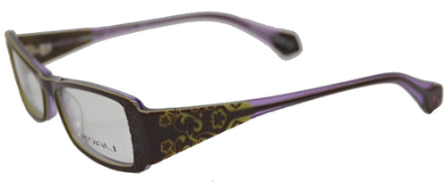 Koali 6218K Eyeglasses / Purple W / Lime Green Accents / Size M