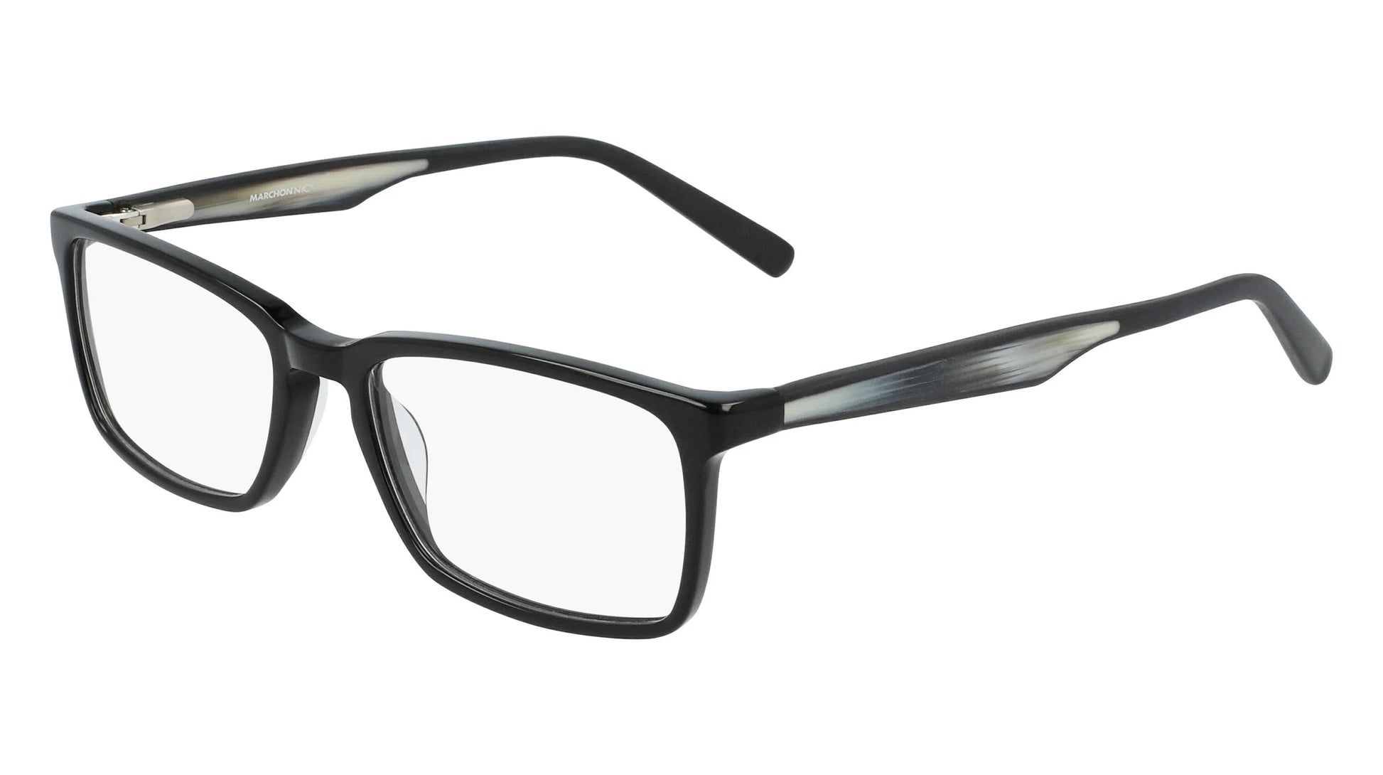 Marchon NYC M-MOORE Eyeglasses Shiny Black