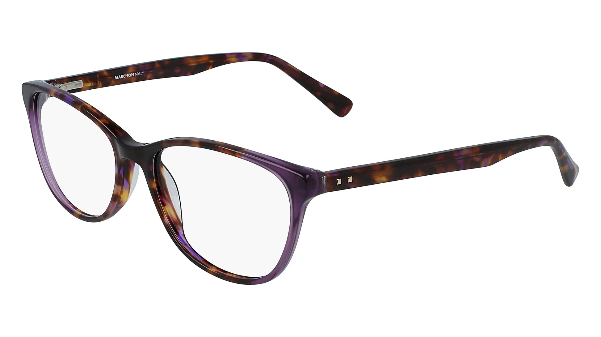 Marchon NYC M-5502 Eyeglasses Purple Tortoise