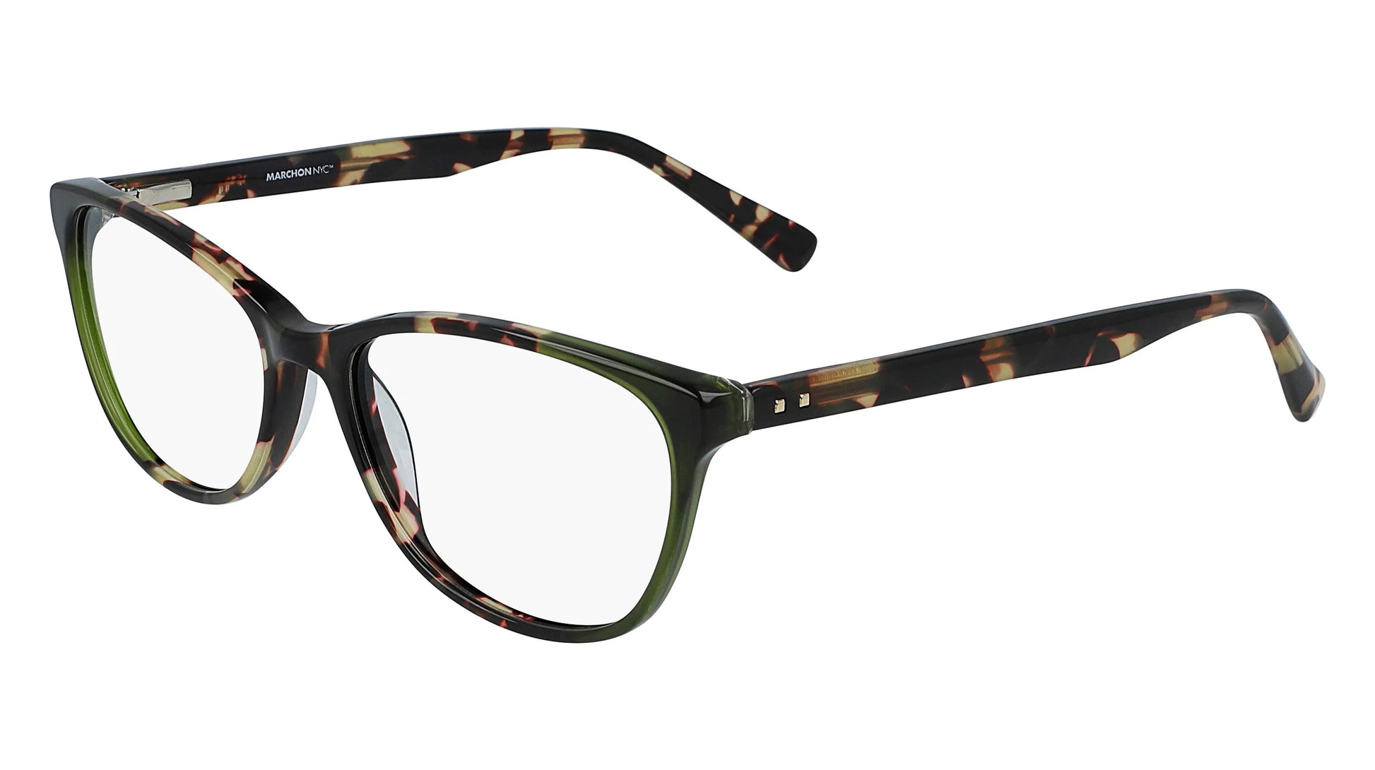 Marchon NYC M-5502 Eyeglasses Olive Tortoise