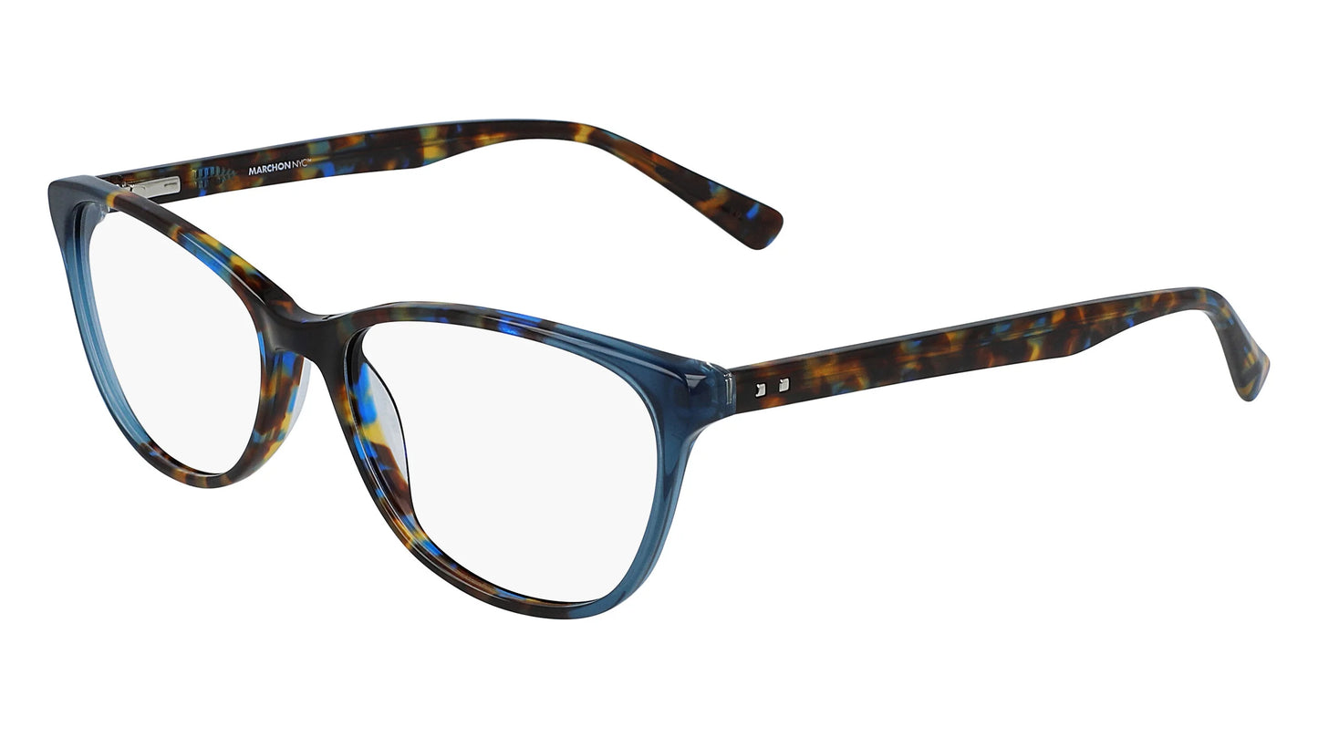 Marchon NYC M-5502 Eyeglasses Blue Tortoise