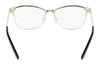 Marchon NYC 4009 Eyeglasses | Size 53 / Matte Black/Gold
