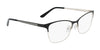 Marchon NYC 4009 Eyeglasses | Size 53 / Matte Black/Gold