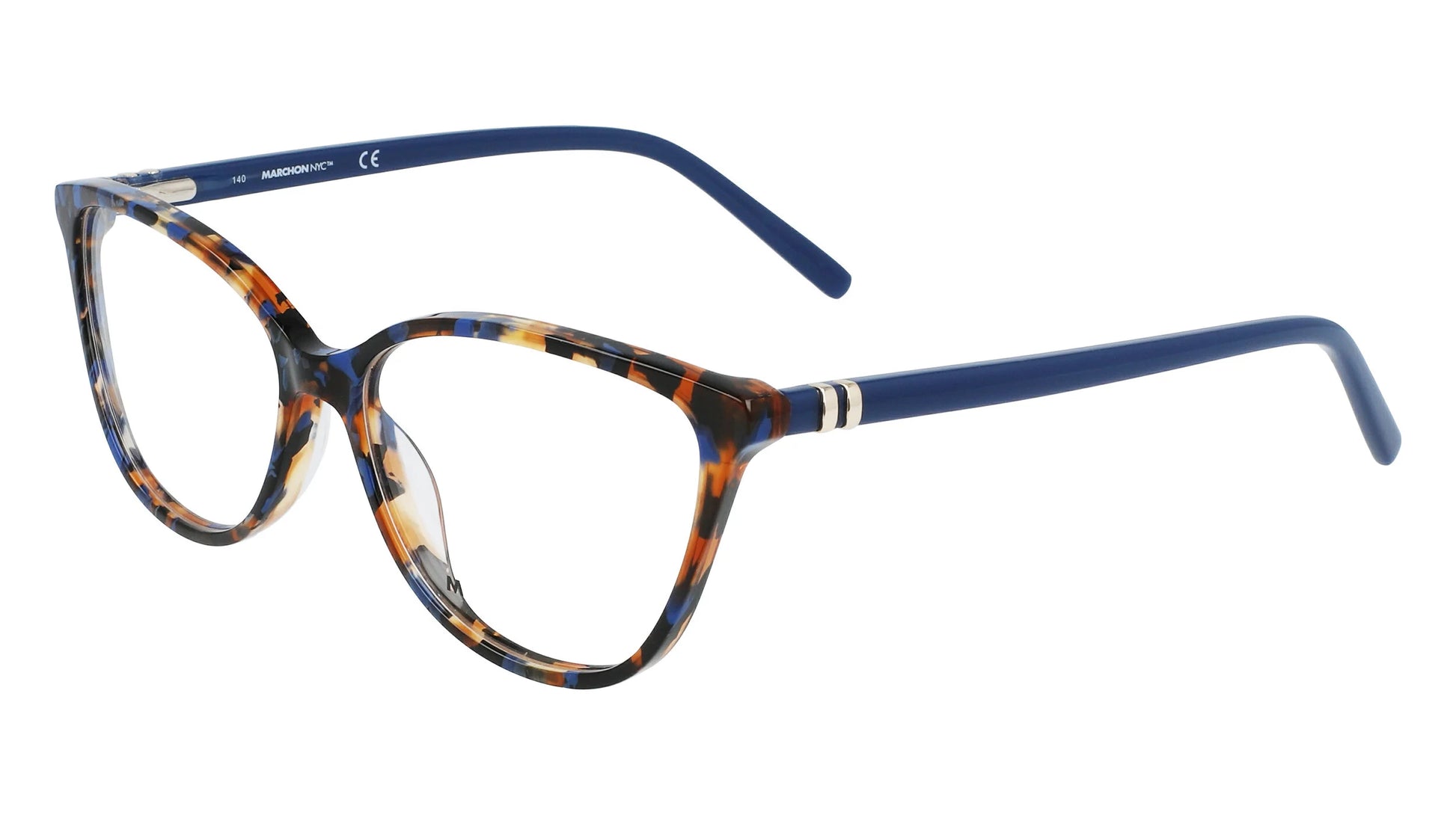 Marchon NYC M-5014 Eyeglasses Tortoise With Blue