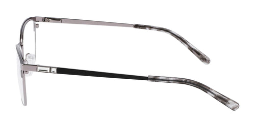 Marchon NYC 4019 Eyeglasses / Size 52 / Black/Gun