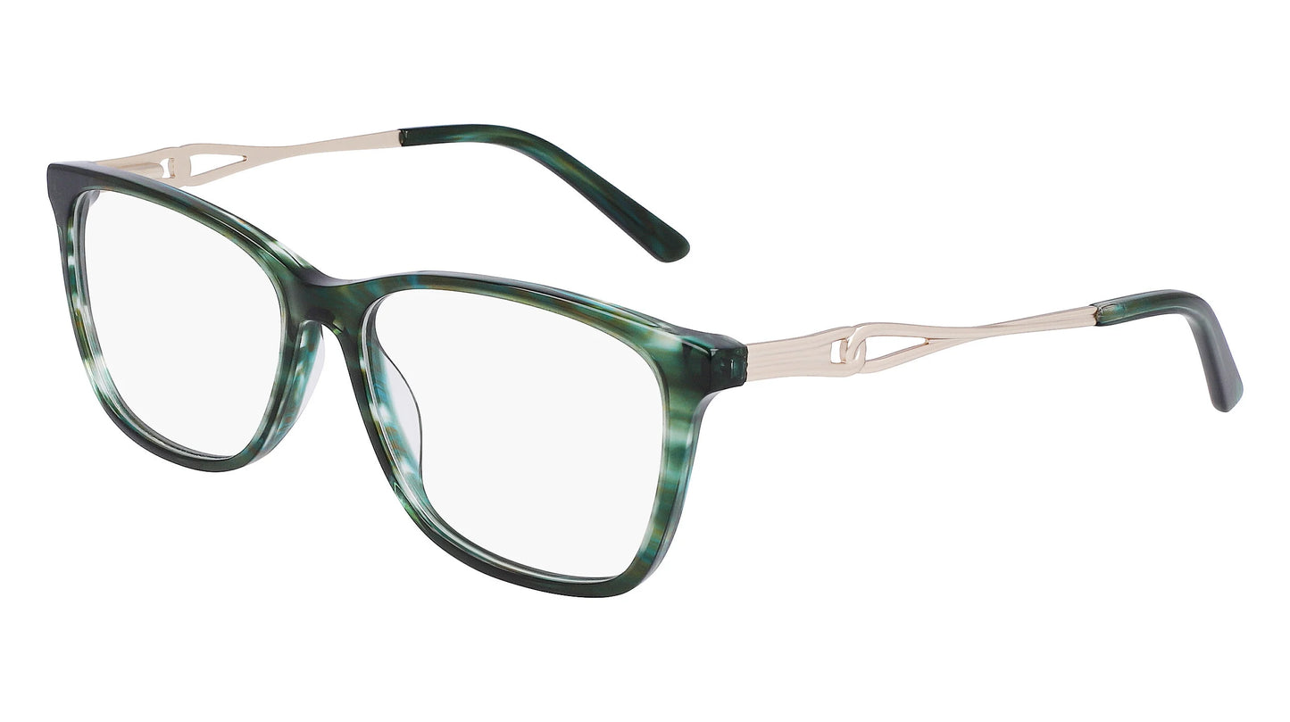 Marchon NYC M-5020 Eyeglasses Emerald Horn