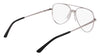 Marchon NYC M-9008 Eyeglasses | Size 55 / Shiny Gunmetal