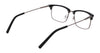 Marchon NYC 2028 Eyeglasses | Size 54 / Black/Matte Gun