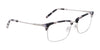 Marchon NYC 2028 Eyeglasses | Size 54 / Black/Matte Gun