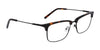Marchon NYC 2028 Eyeglasses | Size 54 / Black/Matte Gun