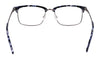 Marchon NYC 2028 Eyeglasses | Size 54 / Black/Matte Gun