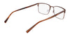 Marchon NYC 2030 Eyeglasses | Size 53 / Matte Brown