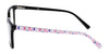 Marchon NYC 5022 Eyeglasses | Size 53 / Black/Lilac Mosaic