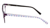Marchon NYC M-4023 Eyeglasses | Size 49 / Matte Black / Lilac Mosaic