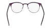 Marchon NYC M-4023 Eyeglasses | Size 49 / Matte Black / Lilac Mosaic