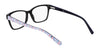 Marchon NYC 5023 Eyeglasses / Black/Blue Mosaic / Size 53