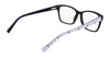 Marchon NYC 5023 Eyeglasses / Black/Blue Mosaic / Size 53