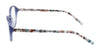 Marchon NYC 5025 N Eyeglasses | Size 55 / Crystal Brown/Brown Marble