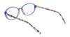 Marchon NYC 5025 Eyeglasses / Crystal Slate / Grey Marble / Size 55