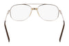 Marchon NYC 9010 Eyeglasses / Shiny Gold / Size 55